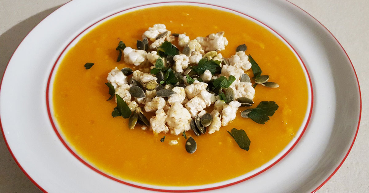 vellutata zucca e patate